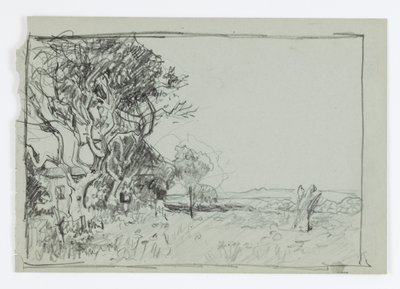 Sans titre (arbre avec maison) - Howard Russell Butler