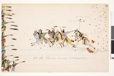 Au massacre de Sand Creek, 1874-75 - Howling Wolf
