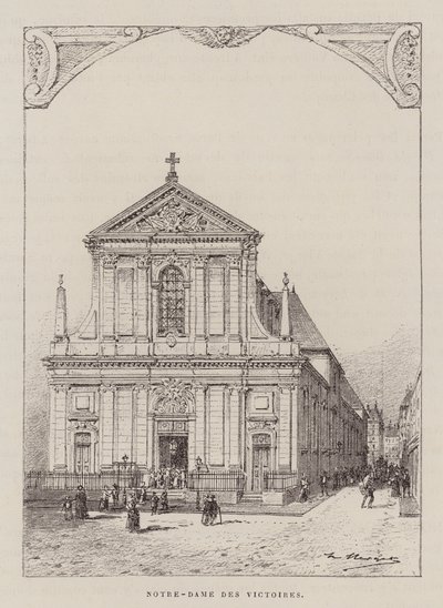 Notre-Dame Des Victoires (gravure) - Hubert Clerget
