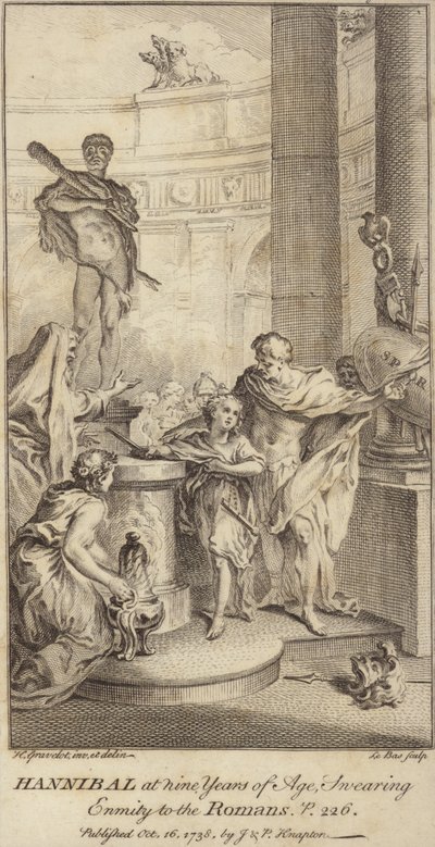 Hannibal à neuf ans, jurant l
