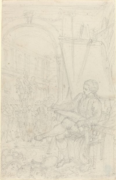 Autoportrait - Hubert Francois Gravelot