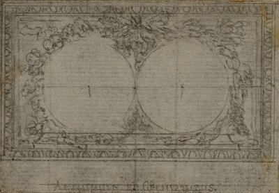 Study for Medallions, in Tacitus "Tibère, ou Les Six Premiers Livres des Annales", Book III, Vol. 2 - Hubert Francois Gravelot