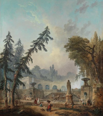 Paysage de parc - Hubert Robert