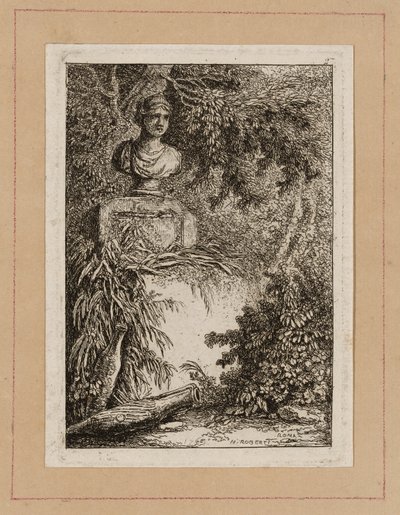 Planche Deux de Soirées à Rome - Hubert Robert
