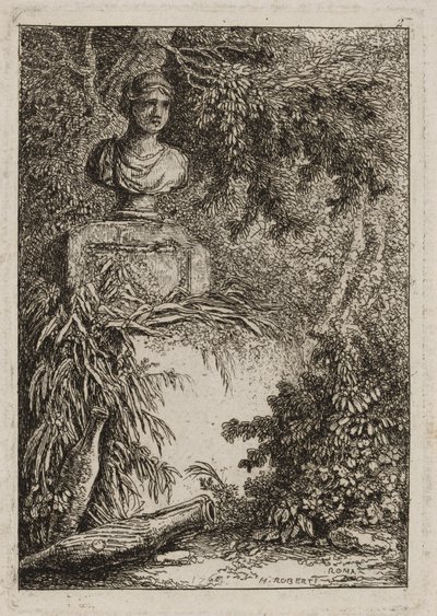 Planche Deux de Soirées à Rome, 1763-64 - Hubert Robert
