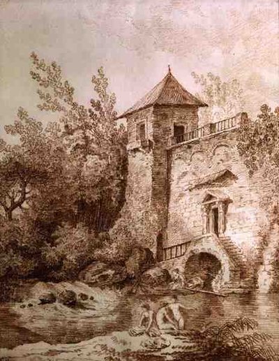 Les baigneurs - Hubert Robert