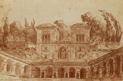 La Villa Farnese, Rome - Hubert Robert