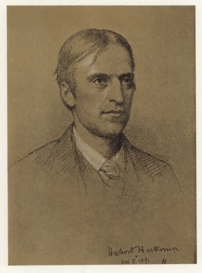 Autoportrait de Hubert Herkomer - Hubert von Herkomer