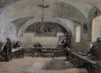 Intérieur du couvent des Capucins à Albano - Hugh Carter