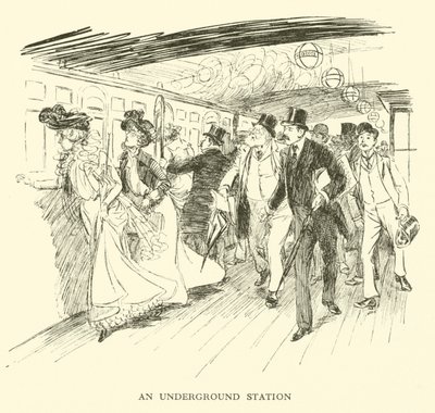 Une station de métro - Hugh Thomson