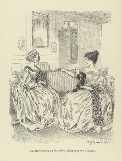 Illustration pour Amos Barton par George Eliot - Hugh Thomson