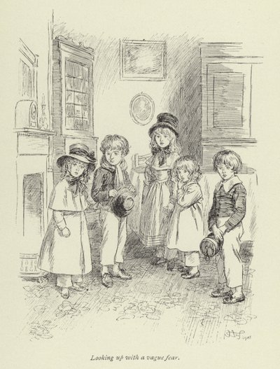 Illustration pour Amos Barton par George Eliot - Hugh Thomson