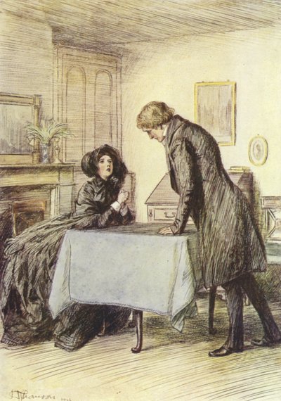 Illustration pour Le Repentir de Janet de George Eliot - Hugh Thomson