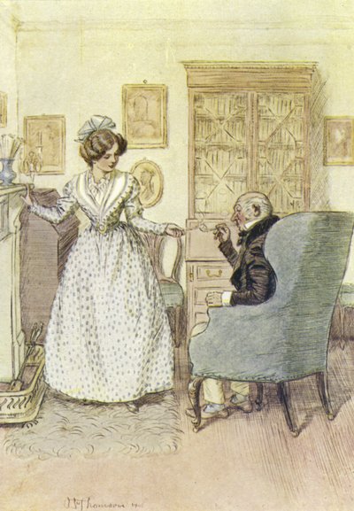 Illustration pour Le Repentir de Janet de George Eliot - Hugh Thomson