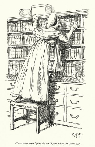 Illustration pour Northanger Abbey de Jane Austen - Hugh Thomson