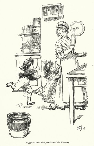 Illustration pour Northanger Abbey de Jane Austen - Hugh Thomson