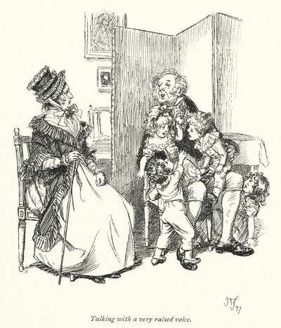 Illustration pour Persuasion de Jane Austen - Hugh Thomson