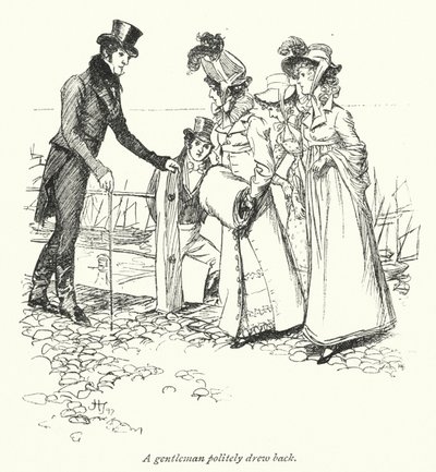 Illustration pour Persuasion de Jane Austen - Hugh Thomson