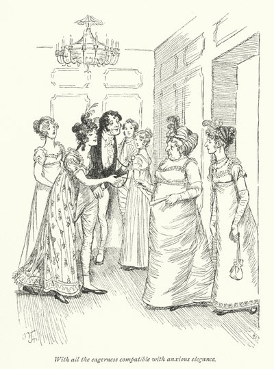 Illustration pour Persuasion de Jane Austen - Hugh Thomson