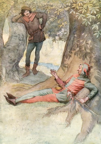 Illustration pour Comme il vous plaira de Shakespeare - Hugh Thomson