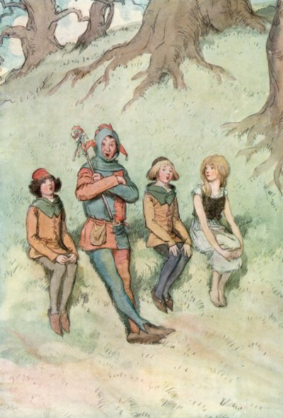 Illustration pour Comme il vous plaira de Shakespeare - Hugh Thomson