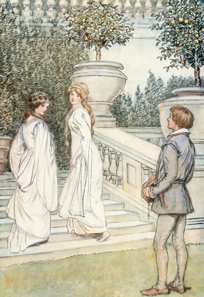 Illustration pour Comme il vous plaira de Shakespeare - Hugh Thomson