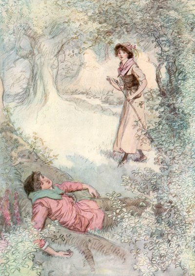 Illustration pour Comme il vous plaira de Shakespeare - Hugh Thomson
