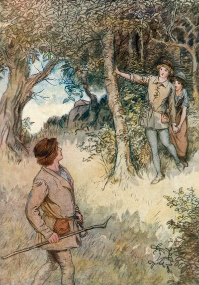 Illustration pour Comme il vous plaira de Shakespeare - Hugh Thomson