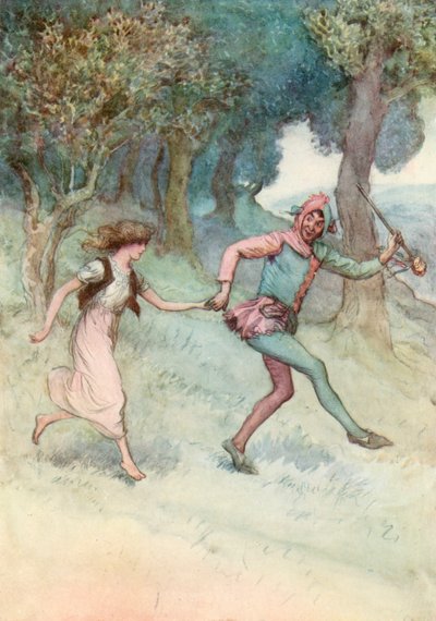 Illustration pour Comme il vous plaira de Shakespeare - Hugh Thomson