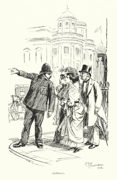 Londres : Touristes - Hugh Thomson