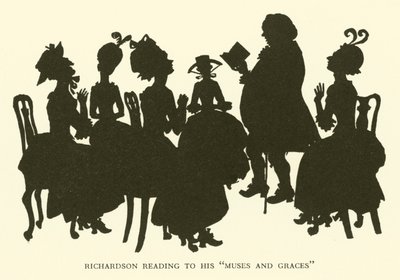Richardson lisant à ses "Muses et Grâces" - Hugh Thomson
