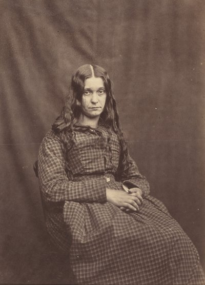 Femme, asile du comté de Surrey, c. 1855 (photo) - Hugh Welch Diamond