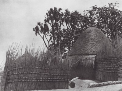 Afrique : temple Shilluk - Hugo Adolf Bernatzik