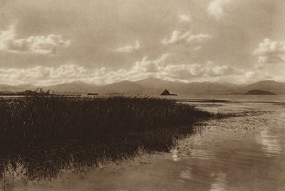 Mexique : Laguna de Patzcuaro (photo n/b) - Hugo Brehme