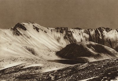 Mexique : Nevado de Toluca, Estado Mejico (photo n/b) - Hugo Brehme