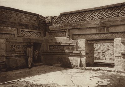 Mexique : Ruines de Mitla (photo n/b) - Hugo Brehme