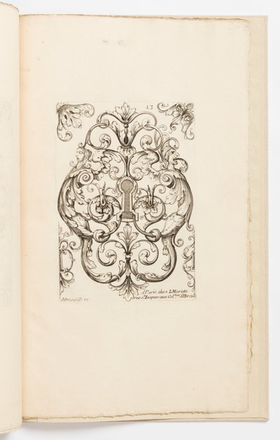Planche 13, de Diverses pièces de serruriers - Hugues Brisville