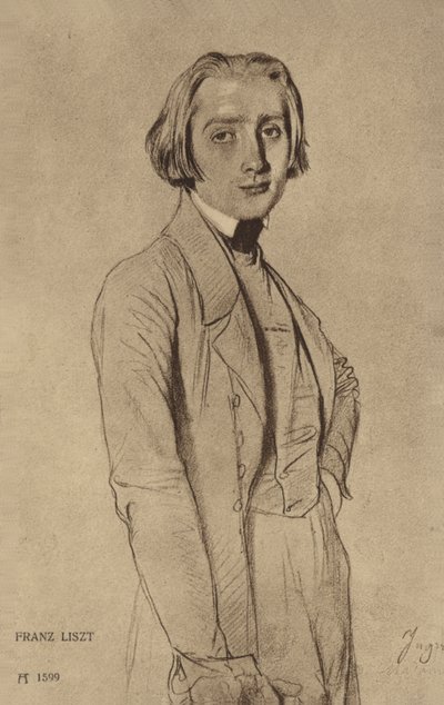 Portrait de Franz Liszt - Hungarian School