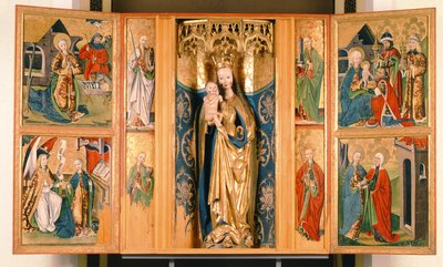 Le Retable de la Vierge Marie de Szepeshely, vers 1480 - Hungarian School
