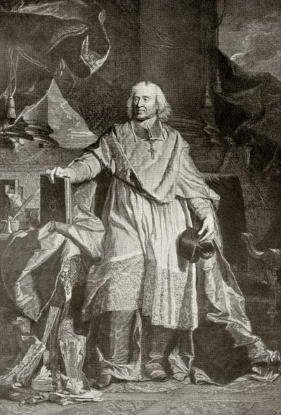 Jacques Bénigne Bossuet, gravé par Pierre Imbert Drevet, de 