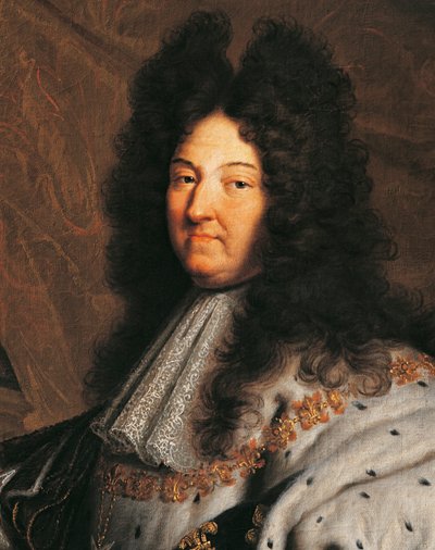 Portrait de Louis XIV de France, dit Louis le Grand ou le Roi Soleil, peinture par Hyancinthe Rigaud - Hyacinthe Francois Rigaud