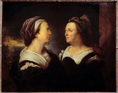 Portrait de Mme Rigaud mère dans deux attitudes différentes - Hyacinthe Francois Rigaud