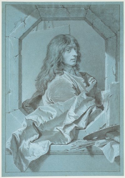 Portrait du peintre Sébastien Bourdon - Hyacinthe Rigaud