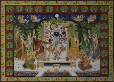 Les gopis rendant hommage à Krishna - IMAGINEERS STUDIO