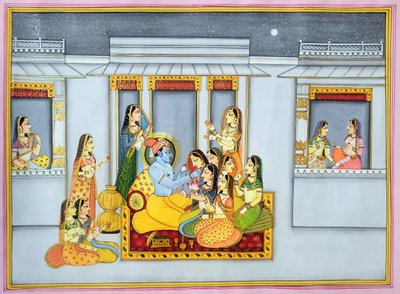 Krishna et les Gopis la nuit - IMAGINEERS STUDIO