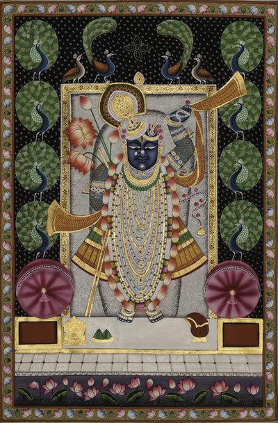 Le seigneur Krishna avec des paons - IMAGINEERS STUDIO