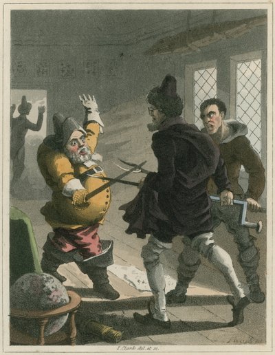 Illustration de Hudibras par Samuel Butler - I Clark