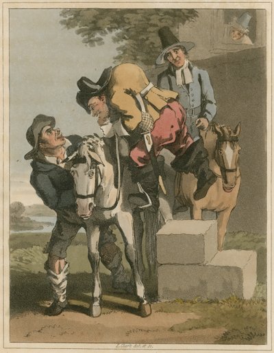 Illustration de Hudibras par Samuel Butler - I Clark