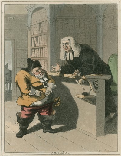 Illustration de Hudibras par Samuel Butler - I Clark