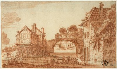 Maisons anciennes sur le canal - I Jan van de Velde